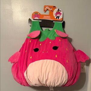 Squishmallows Gwendolyn Strawberry Bat Costume - Adult